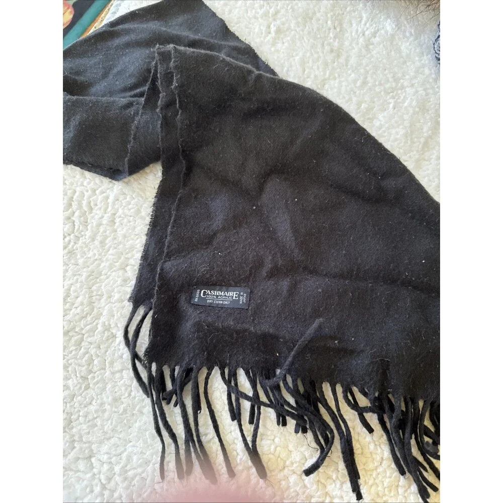 Cashmaire Women’s Black Scarf‎ One Size